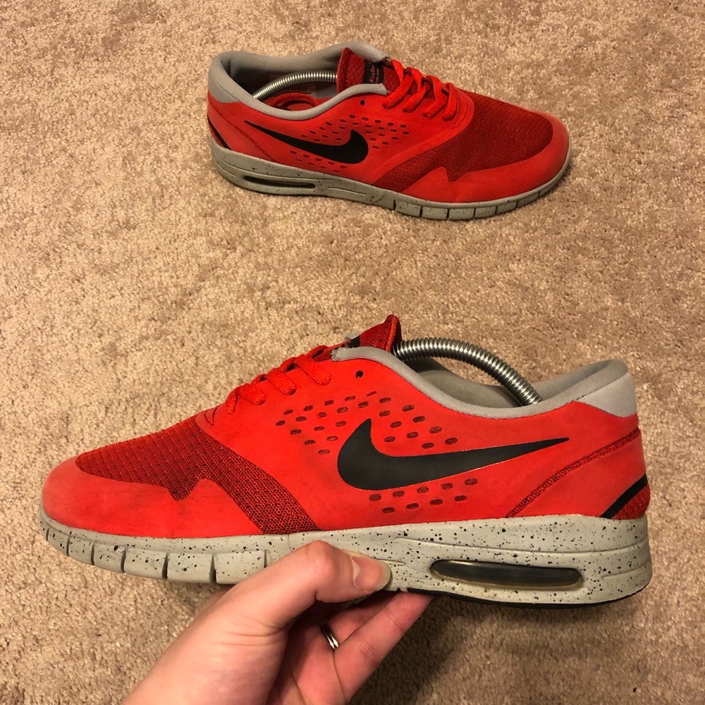 Nike Eric Koston 2 Max Light Crimson Red Size 9.5